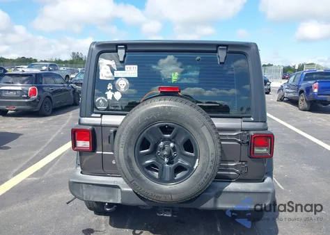 2020 Jeep Wrangler Unlimited Sport 4X4 from USA, damaged, VIN 1C4HJXDN1LW143717